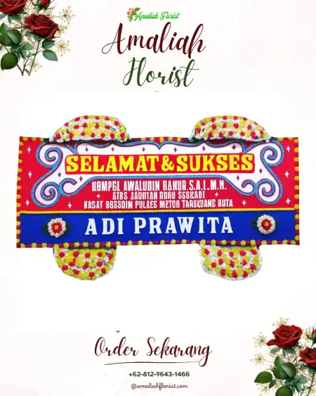 Papan Bunga Ucapan Selamat Rajadanu